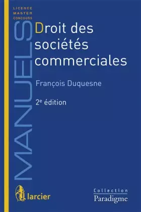 Couverture du produit · Droit des sociétés