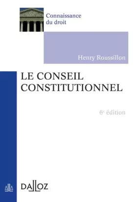 Couverture du produit · Le Conseil constitutionnel