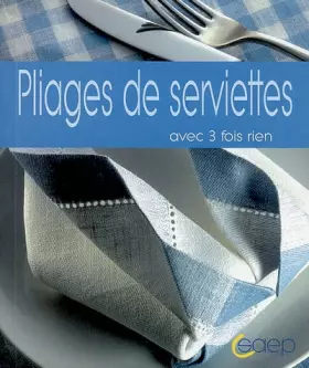 Couverture du produit · Pliages de serviettes