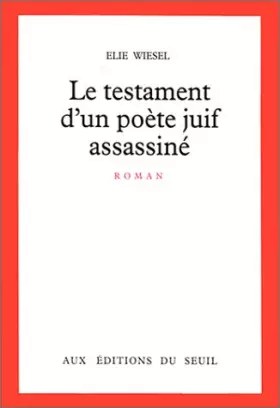 Couverture du produit · Le Testament d'un poète juif assassiné