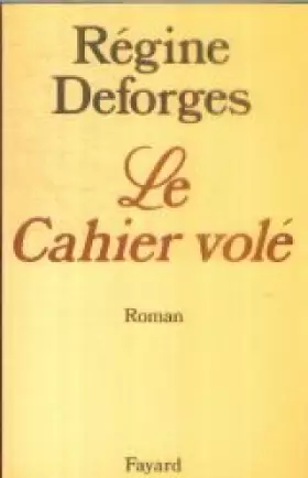 Couverture du produit · Le cahier vole                                                                                110797