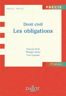 Couverture du produit · Droit civil : Les obligations