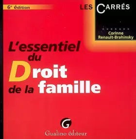 Couverture du produit · L'essentiel du Droit de la famille