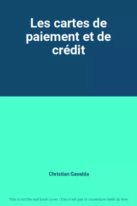 Couverture du produit · Les cartes de paiement et de crédit