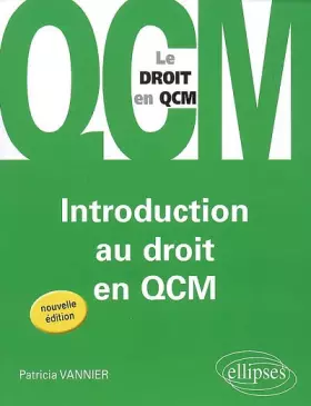 Couverture du produit · Introduction au droit en QCM