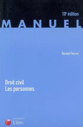 Couverture du produit · Droit civil - Les personnes (ancienne édition)