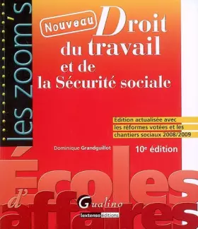 Couverture du produit · Droit du travail et de la Sécurité sociale