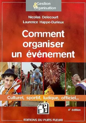 Couverture du produit · Comment organiser un évènement