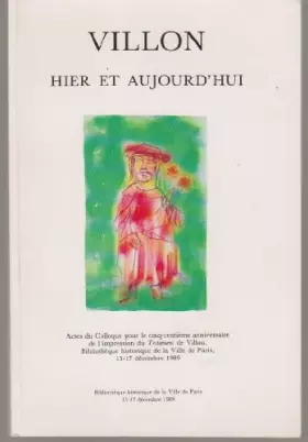 Couverture du produit · Villon D'Hier Et D'Aujourd'Hui