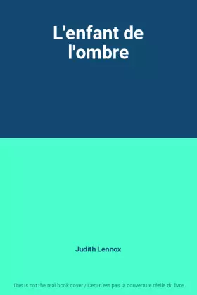 Couverture du produit · L'enfant de l'ombre