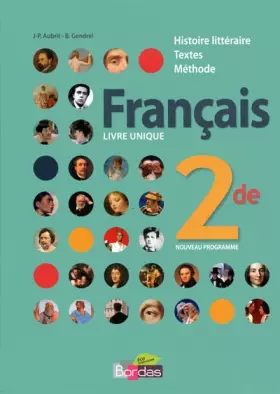 Couverture du produit · Français Livre unique 2de  Manuel de l'élève Grand format