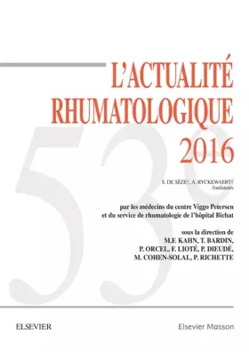 Couverture du produit · L'actualité rhumatologique 2016