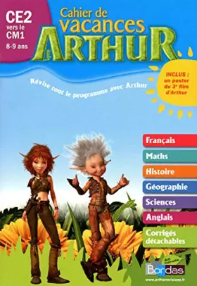 Couverture du produit · Cahier vacances arthur ce2/cm1