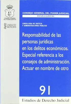 Couverture du produit · Responsabilidad de las personas juridicas en los delitos economicos