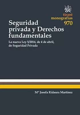 Couverture du produit · Seguridad Privada y Derechos Fundamentales