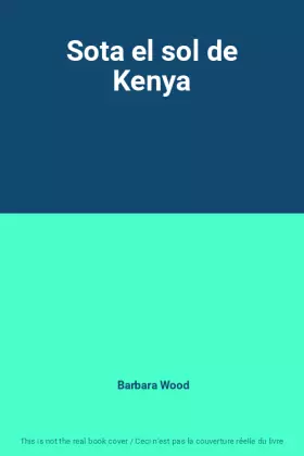 Couverture du produit · Sota el sol de Kenya