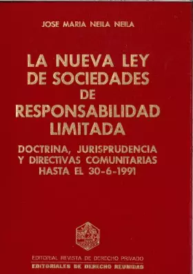 Couverture du produit · Nueva ley de sociedades de responsabilidad limitada, la
