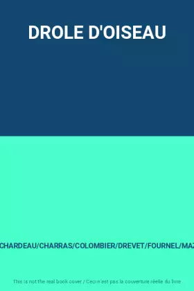 Couverture du produit · DROLE D'OISEAU