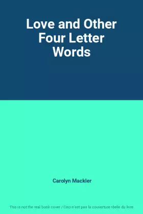 Couverture du produit · Love and Other Four Letter Words
