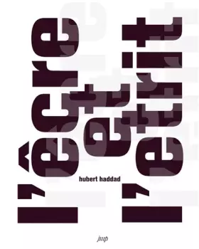 Couverture du produit · L'êcre et l'etrit