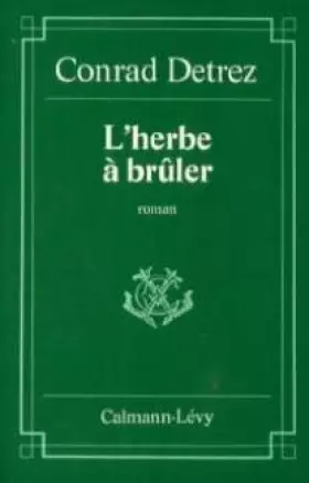 Couverture du produit · L'Herbe à brûler