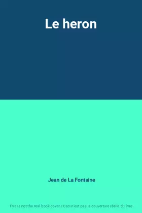 Couverture du produit · Le heron