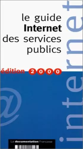 Couverture du produit · Guide Internet des services publics