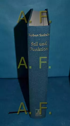 Couverture du produit · Stil und Funktion: Ausgewählte Schriften zur Kunst des Mittelalters