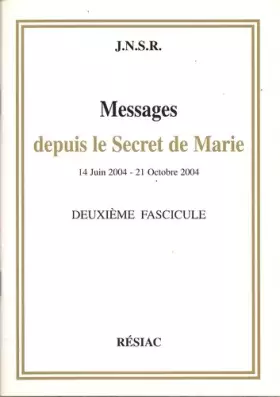 Couverture du produit · Messages depuis le secret de Marie