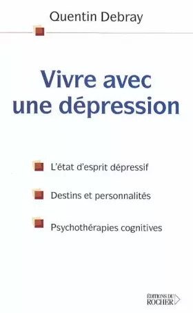 Couverture du produit · Vivre avec une dépression