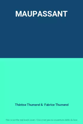 Couverture du produit · MAUPASSANT