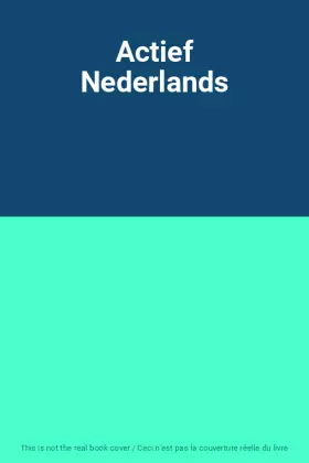 Couverture du produit · Actief Nederlands