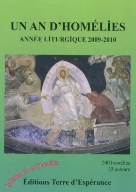 Couverture du produit · Un an d'homélies 2009 2010