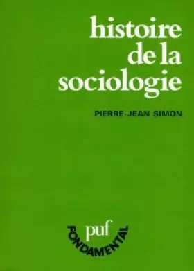 Couverture du produit · Histoire de la sociologie