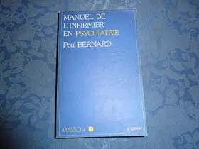 Couverture du produit · Manuel de l'infirmier en psychiatrie
