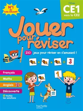 Couverture du produit · Jouer pour réviser - Du CE1 au CE2 - Cahier de vacances 2021
