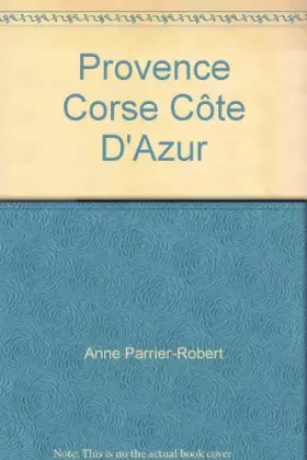 Couverture du produit · Provence Corse  Côte D'Azur