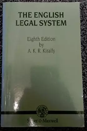 Couverture du produit · The English Legal System