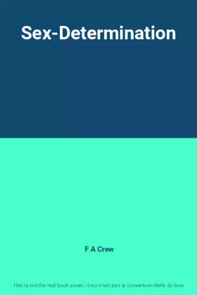 Couverture du produit · Sex-Determination