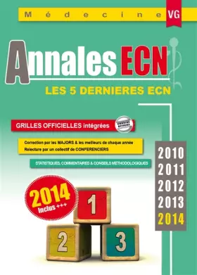 Couverture du produit · Annales ECN 2010-2014 : Les 5 dernières années de l'ECN