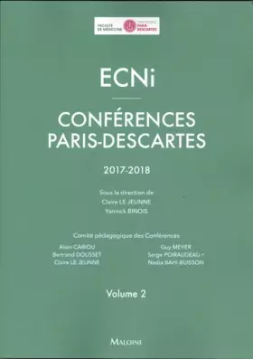 Couverture du produit · ECNI conférences Paris-Descartes 2017-2018 (2)