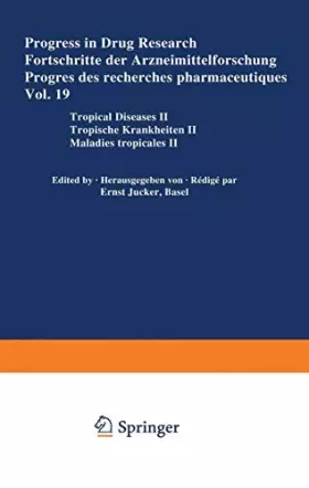 Couverture du produit · Progress in Drug Research (PDR). Fortschritte der Arzneimittelforschung. Progrès des recherches pharmaceutiques: Progress in Dr