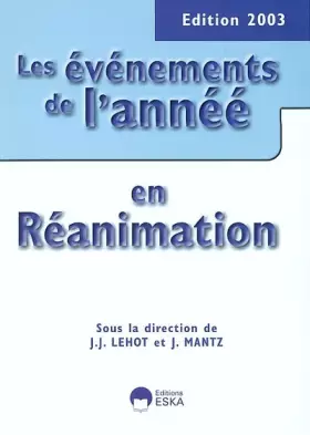 Couverture du produit · Les événements de l'année en réanimation 2003