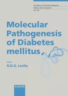 Couverture du produit · Frontiers of Hormone Research / Molecular Pathogenesis of Diabetes mellitus