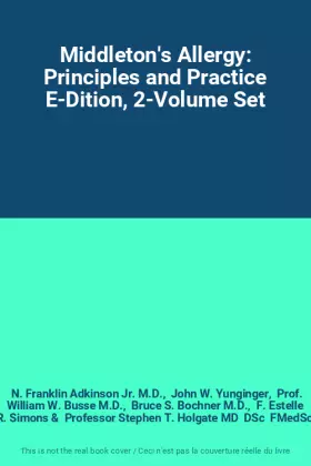 Couverture du produit · Middleton's Allergy: Principles and Practice E-Dition, 2-Volume Set