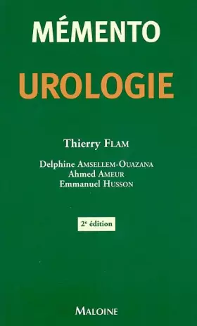 Couverture du produit · Memento Urologie. 2eme Edition