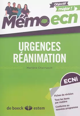 Couverture du produit · Urgences-Réanimation - Mémo ECN