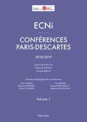 Couverture du produit · ECNI conférences paris-descartes v1 2018-2019