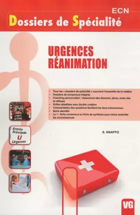 Couverture du produit · Urgences réanimation