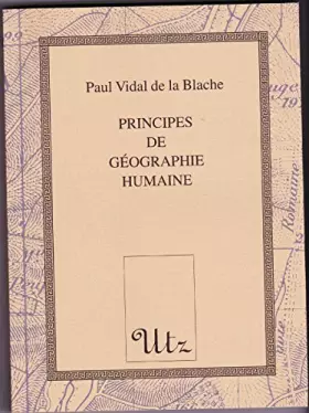 Couverture du produit · Principes de géographie humaine